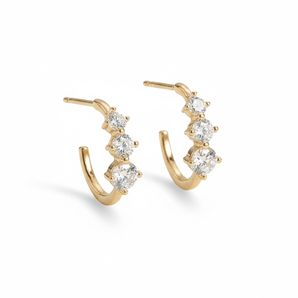 Celene Gold Earrings