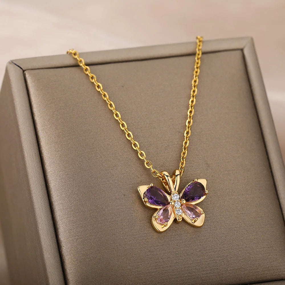 Mariposa Gold-plated Necklace