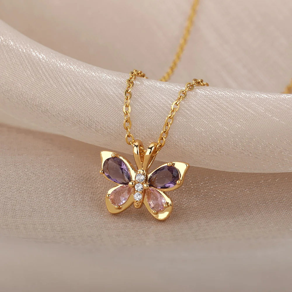 Mariposa Gold-plated Necklace