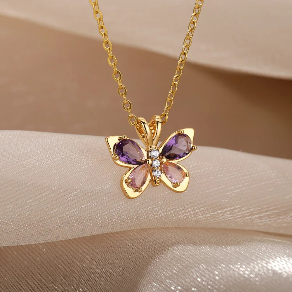 Mariposa Gold-plated Necklace